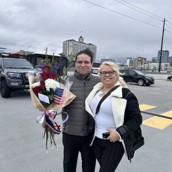 Especially For You - After he passed his US citizen exam.