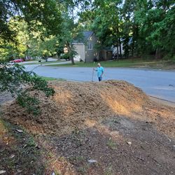 Buck Jones Nursery - Big ol' pile of mulch!