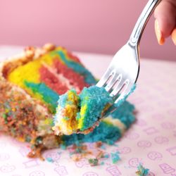 Detroit Cookie Company - Peteet's Superman Cake Slice