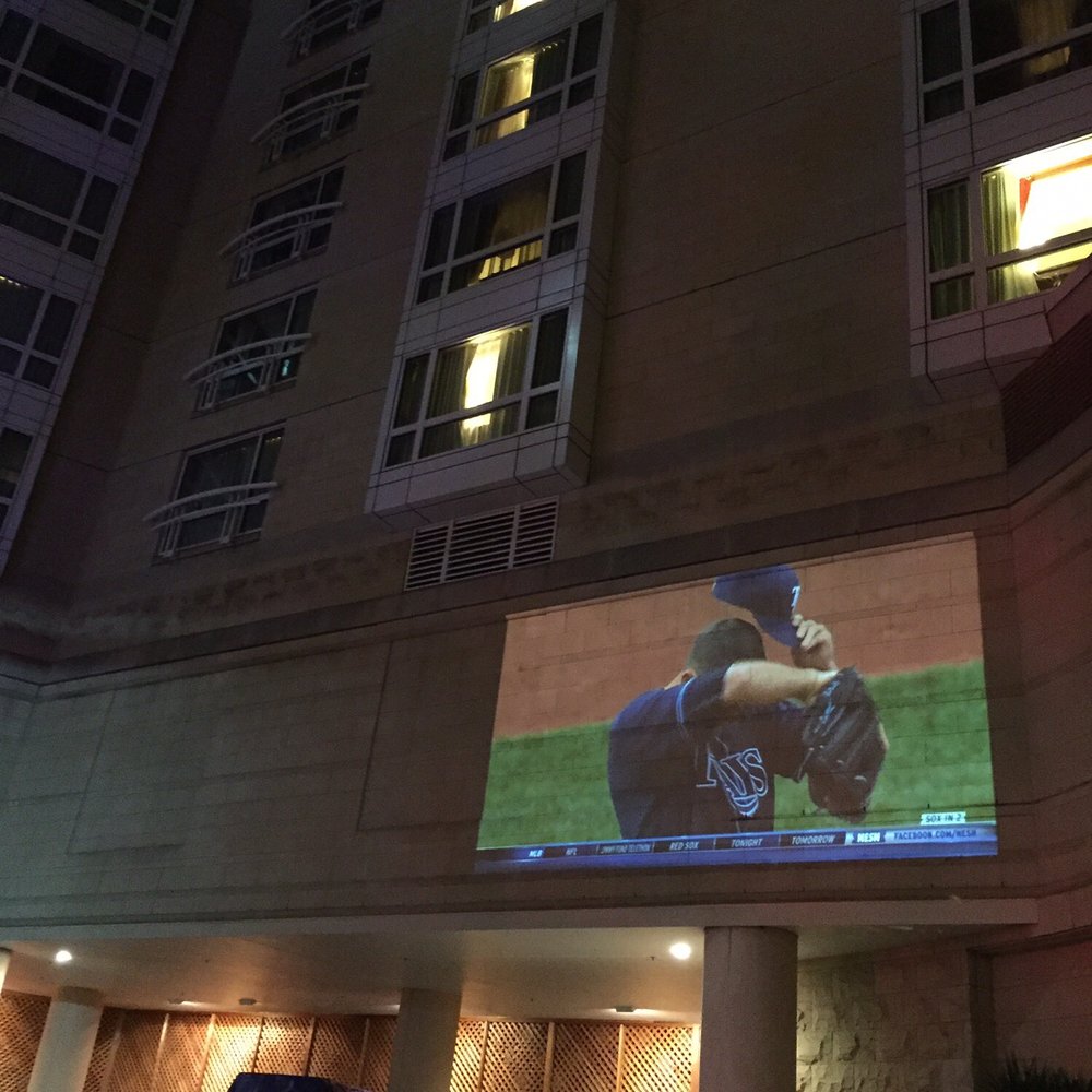 Kimpton Hotel Marlowe - Watch the Red Sox make their opponents sweat on the large screen wall projection in the valet parking area. - Hotels Near Me - Cambridge, Massachusetts Kimpton Hotel Marlowe - Watch the Red Sox make their opponents sweat on the large screen wall projection in the valet parking area. - Hotels Near Me - Cambridge, Massachusetts