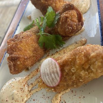 The Quarterdeck - Crawfish egg roll - Seafood Near Me - Hilton Head Island, South Carolina The Quarterdeck - Crawfish egg roll - Seafood Near Me - Hilton Head Island, South Carolina