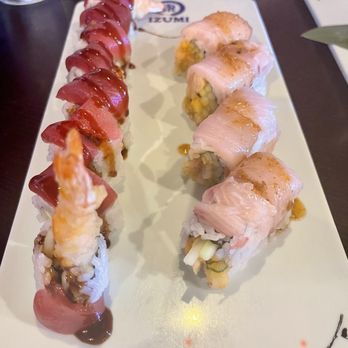 Izumi Steakhouse - Spicy Yellowtail Roll Gangnam Style - Sushi Bars Near Me - Las Vegas, Nevada Izumi Steakhouse - Spicy Yellowtail Roll Gangnam Style - Sushi Bars Near Me - Las Vegas, Nevada