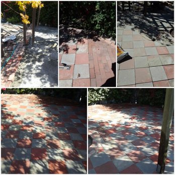 Pressure Washer and Concrete - Combination of pavers with recycle bricks - Pressure Washers Near Me Pressure Washer and Concrete - Combination of pavers with recycle bricks - Pressure Washers Near Me