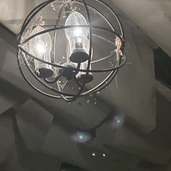 Fuego - Disgusting light fixture hanging right over our table. - Mexican Near Me - Long Beach, California Fuego - Disgusting light fixture hanging right over our table. - Mexican Near Me - Long Beach, California
