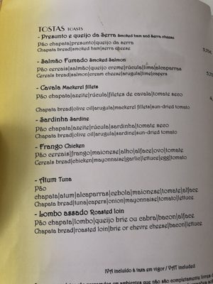 Menu photo 4 Amarelo Torrada Porto, 13