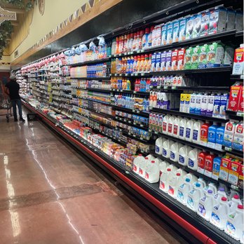 Ideal Super Markets - a grocery aisle with milk and milk products - Grocery Near Me - Tampa, Florida Ideal Super Markets - a grocery aisle with milk and milk products - Grocery Near Me - Tampa, Florida