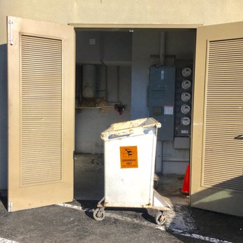 Marin Suites Hotel - Breaker room door left wide open on the way to breakfast. - Hotels Near Me - Corte Madera, California