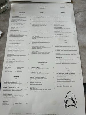 Menu photo 2 Great White Los Angeles, CA Menu photo 2 Great White Los Angeles, CA
