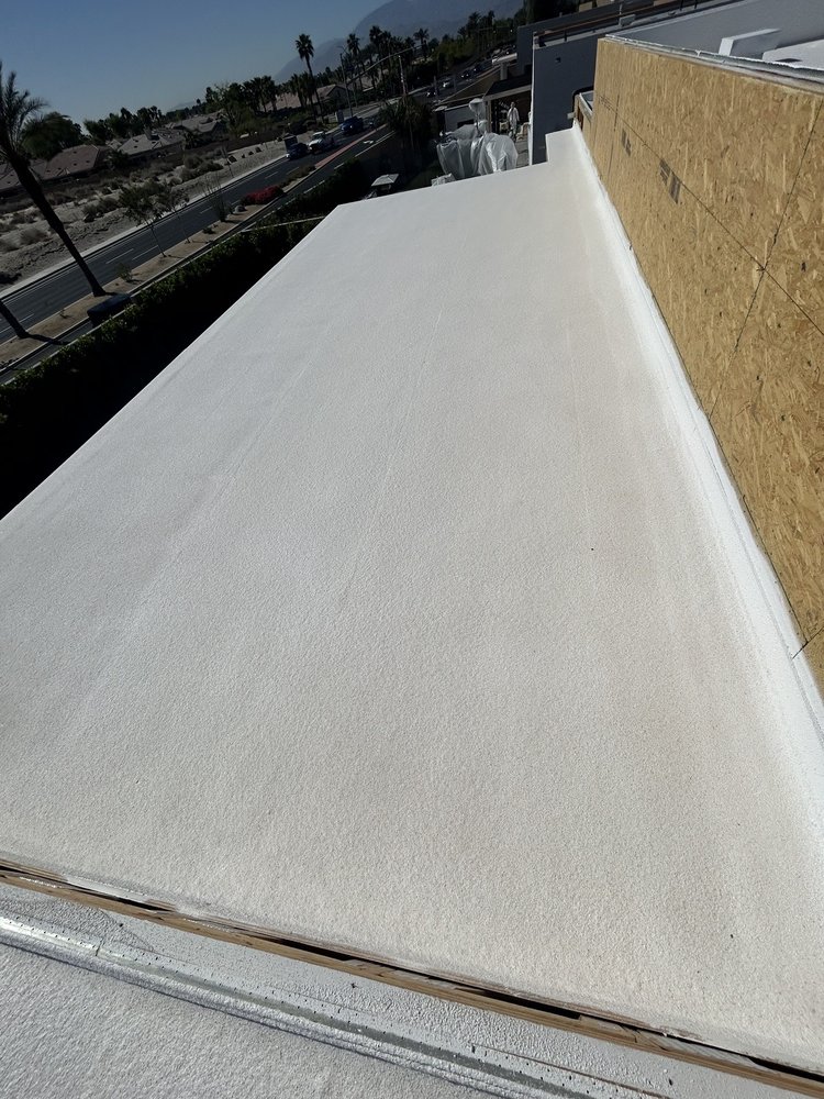 Slide of Valley Urethane Foam Roofing
