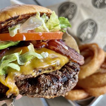 The Stand - ABC Burger (Avocado, Bacon, Cheddar, Lettuce, Tomato, Ranch, $12.99 + $3.99 xtra Patty)- 3/5 stars, Onion Rings (Regular/$4.99)- 3.5/5 stars - New American Near Me - Santa Clara, California The Stand - ABC Burger (Avocado, Bacon, Cheddar, Lettuce, Tomato, Ranch, $12.99 + $3.99 xtra Patty)- 3/5 stars, Onion Rings (Regular/$4.99)- 3.5/5 stars - New American Near Me - Santa Clara, California