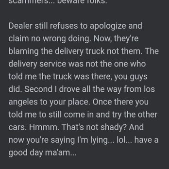 Xolocharlys Auto Sales - Shady Dealership according to owner...who says again this person never came in...wow! They hate bad reviews - Car Buyers Near Me - Oceanside, California Xolocharlys Auto Sales - Shady Dealership according to owner...who says again this person never came in...wow! They hate bad reviews - Car Buyers Near Me - Oceanside, California