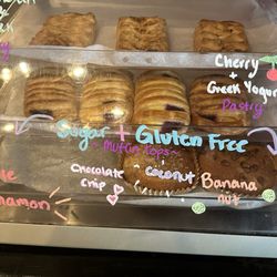 the hidden bean - Pastries and GF SF muffin tops