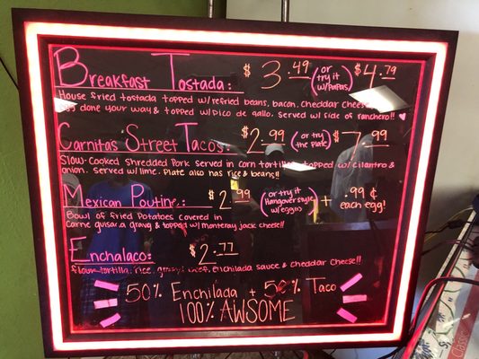 Menu photo 8 Rositas Taco Shop Rockport, TX