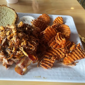 Hog Wild - Half pound MOO & OINK cheeseburger - Comfort Food Near Me - New Lenox, Illinois Hog Wild - Half pound MOO & OINK cheeseburger - Comfort Food Near Me - New Lenox, Illinois