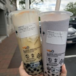 CoCo Fresh Tea & Juice - Mango Green Tea  Taro slush