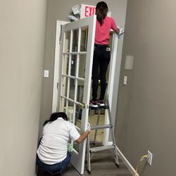 DAMAS Cleaning - Hand wiped base boards and doors