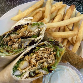 Galaxy Diner - Blackened chicken wrap - American Near Me - Richmond, Virginia Galaxy Diner - Blackened chicken wrap - American Near Me - Richmond, Virginia