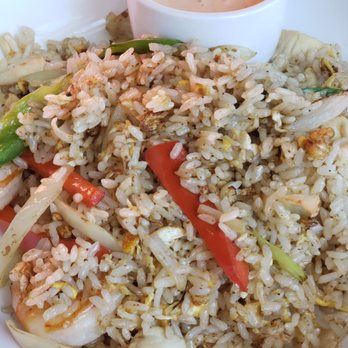 Spice Asian Kitchen - Spice Fried Rice, already comes with shrimp sauce on the side! - Asian Fusion Near Me - Fort Mill, South Carolina