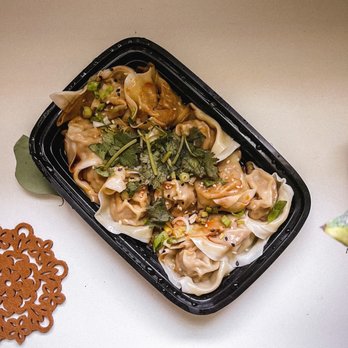 Dumpling Capital - Sichuan Hot Chili Oil Wontons - Dim Sum Near Me - Santa Clara, California