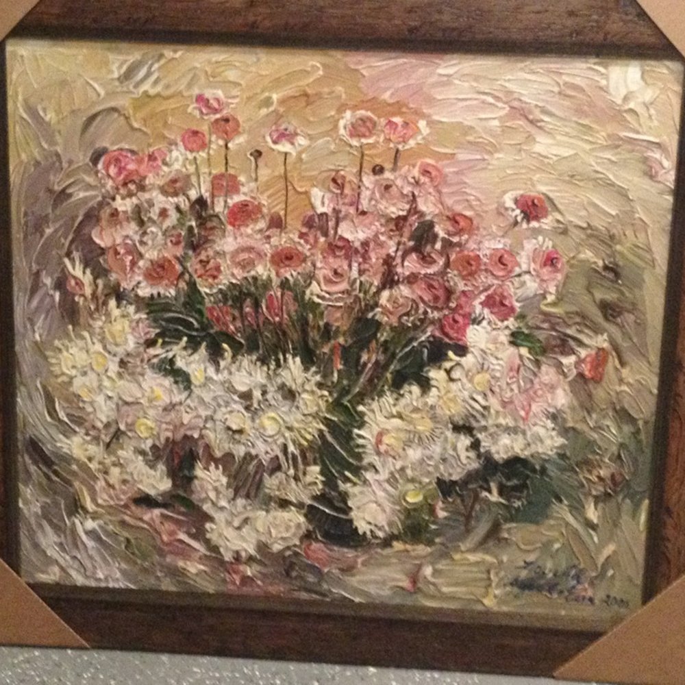 NoHo Gallery and Framing - This is the other painting with the same Italian wooden frame - Framing Near Me - North Hollywood, California