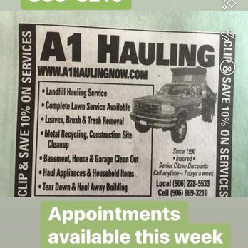 A -1 Hauling - Junk Removal & Hauling Near Me A -1 Hauling - Junk Removal & Hauling Near Me