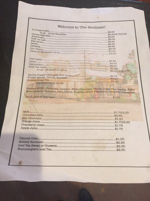 Menu photo 2 Birdman Coffee Saint Francisville, LA Menu photo 2 Birdman Coffee Saint Francisville, LA