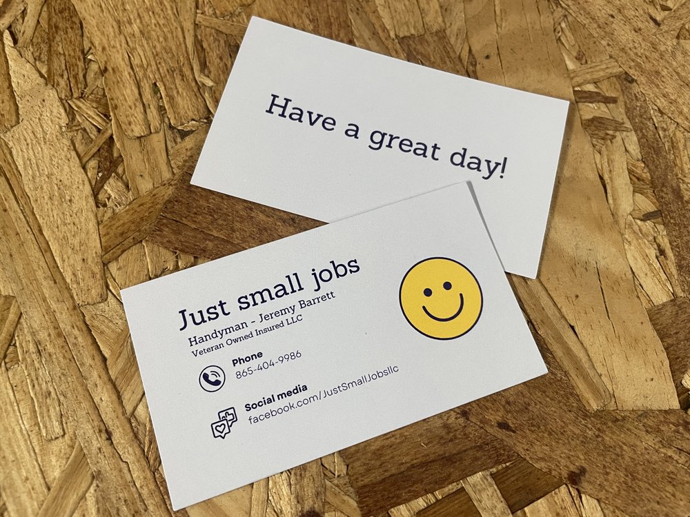 Slide of Just Small Jobs