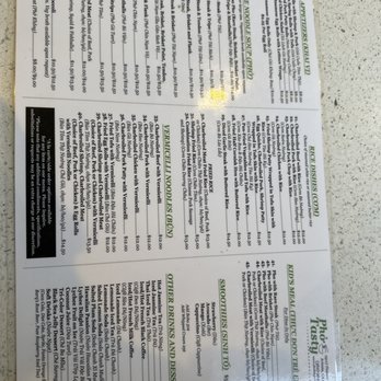 Pho Tasty - Menu as of 4/16/23 - Vietnamese Near Me - Artesia, California Pho Tasty - Menu as of 4/16/23 - Vietnamese Near Me - Artesia, California