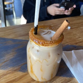 Swami's Café Oceanside - Iced horchata latte - Breakfast & Brunch Near Me - Oceanside, California