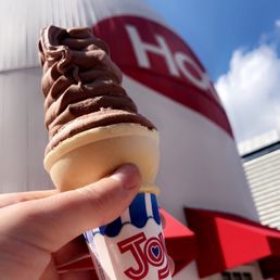 a hand holding an ice cream cone a hand holding an ice cream cone