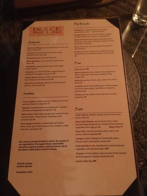 Menu photo 6 Dolce Rancho Santa Fe, CA