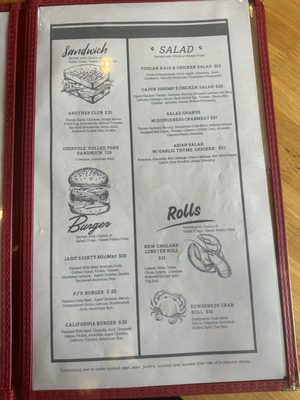 Menu photo 8 Plain Jane San Francisco, CA