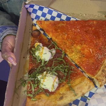 La Sorted's - Chinatown - The GOOD BOY SLICE and an upside down slice - Pizza Near Me - Los Angeles, California La Sorted's - Chinatown - The GOOD BOY SLICE and an upside down slice - Pizza Near Me - Los Angeles, California