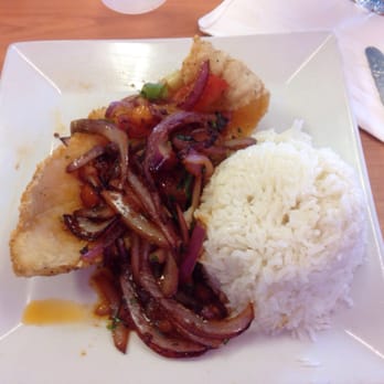 El Pollo Imperial - Sudado de pescado with white rice! - Peruvian Near Me - Long Beach, California