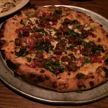 Gjelina - Lamb sausage pizza $15 - New American Near Me - Venice, California Gjelina - Lamb sausage pizza $15 - New American Near Me - Venice, California