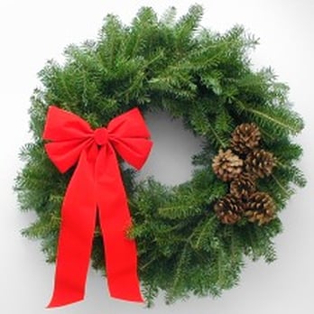 Sunrise County Evergreens - Our traditional Balsam wreath - Nurseries & Gardening Near Me - Milbridge, Maine Sunrise County Evergreens - Our traditional Balsam wreath - Nurseries & Gardening Near Me - Milbridge, Maine