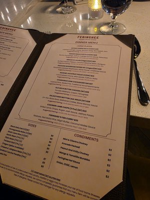 Menu photo 1 Feringhee - Modern Indian Cuisine Chandler, AZ Menu photo 1 Feringhee - Modern Indian Cuisine Chandler, AZ