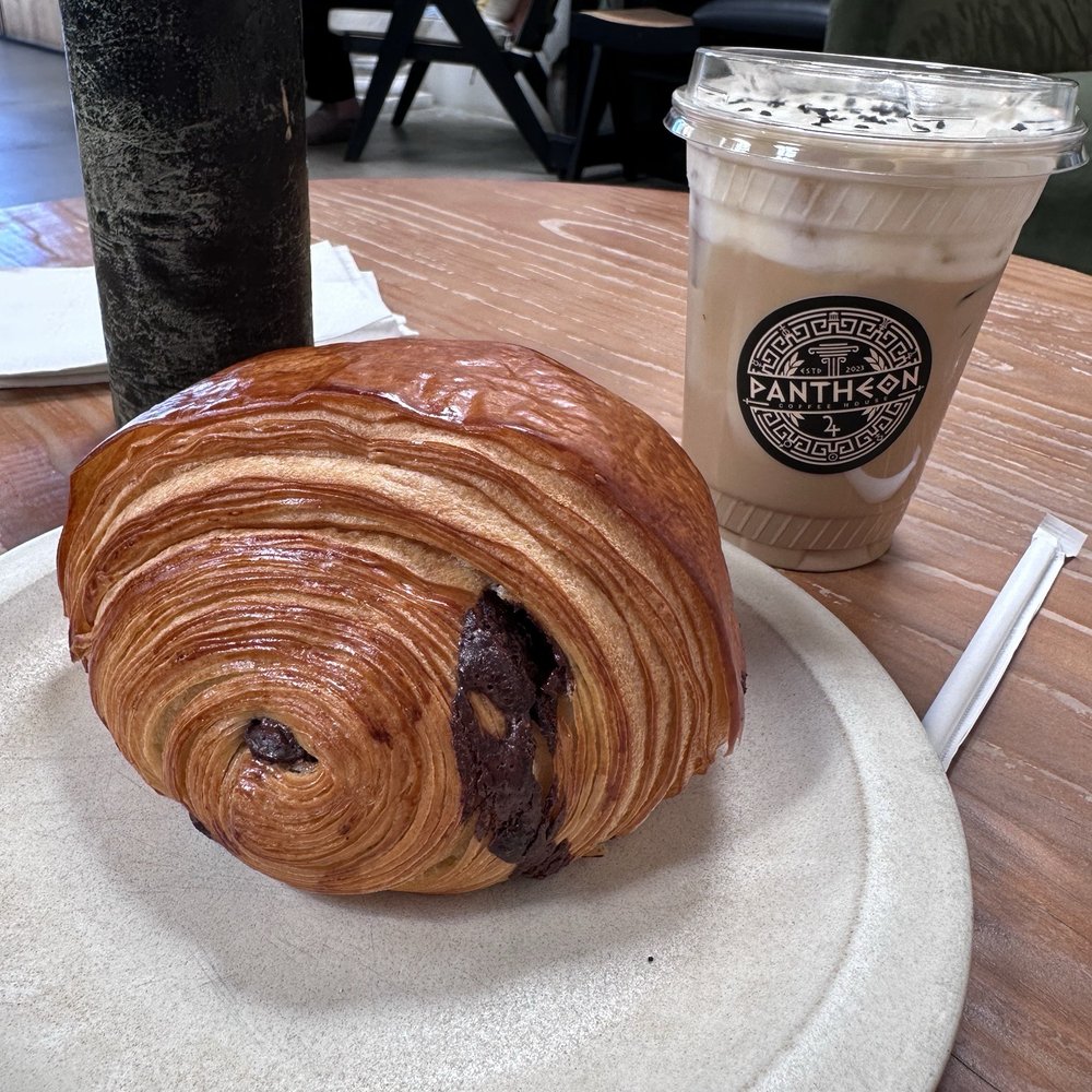 Pantheon Coffee - Chocolate croissant - Coffee & Tea Near Me - West Hollywood, California Pantheon Coffee - Chocolate croissant - Coffee & Tea Near Me - West Hollywood, California