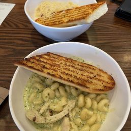 Pesto Cavatappi and Chicken Carbonara