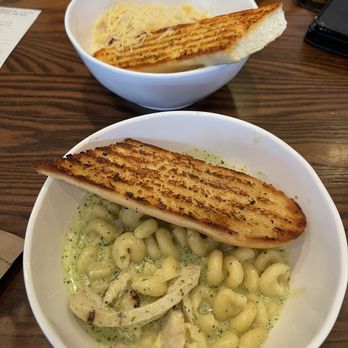 Corner Bakery Cafe - Pesto Cavatappi and Chicken Carbonara - Breakfast & Brunch Near Me - Tukwila, Washington