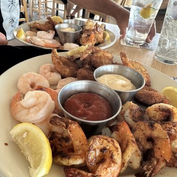 Flagler Fish Company - Special- 21 for $21 shrimp (7 cocktail, 7 fried and 7 blackened) absolutely delicious!! - Seafood Near Me - Flagler Beach, Florida Flagler Fish Company - Special- 21 for $21 shrimp (7 cocktail, 7 fried and 7 blackened) absolutely delicious!! - Seafood Near Me - Flagler Beach, Florida