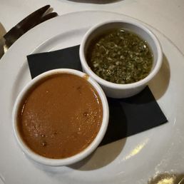 Peppercorn and chimichurri sauce Peppercorn and chimichurri sauce