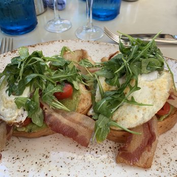 Holoholo Grill - Avocado toast plus bacon - it's enough for two people - Hawaiian Near Me - Koloa, Hawaii Holoholo Grill - Avocado toast plus bacon - it's enough for two people - Hawaiian Near Me - Koloa, Hawaii