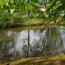 Parc Caillebotte - La rivière : l'yerres