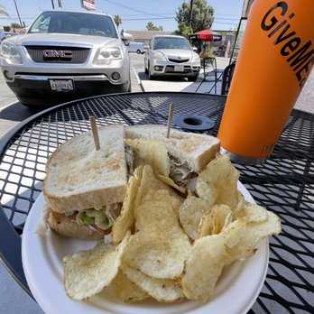Rekindle Coffee - Getting ready to dig in the Turkey on Sourdough! - Cafes Near Me - Orange, California