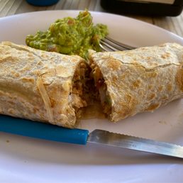 Megaburrito with chicken