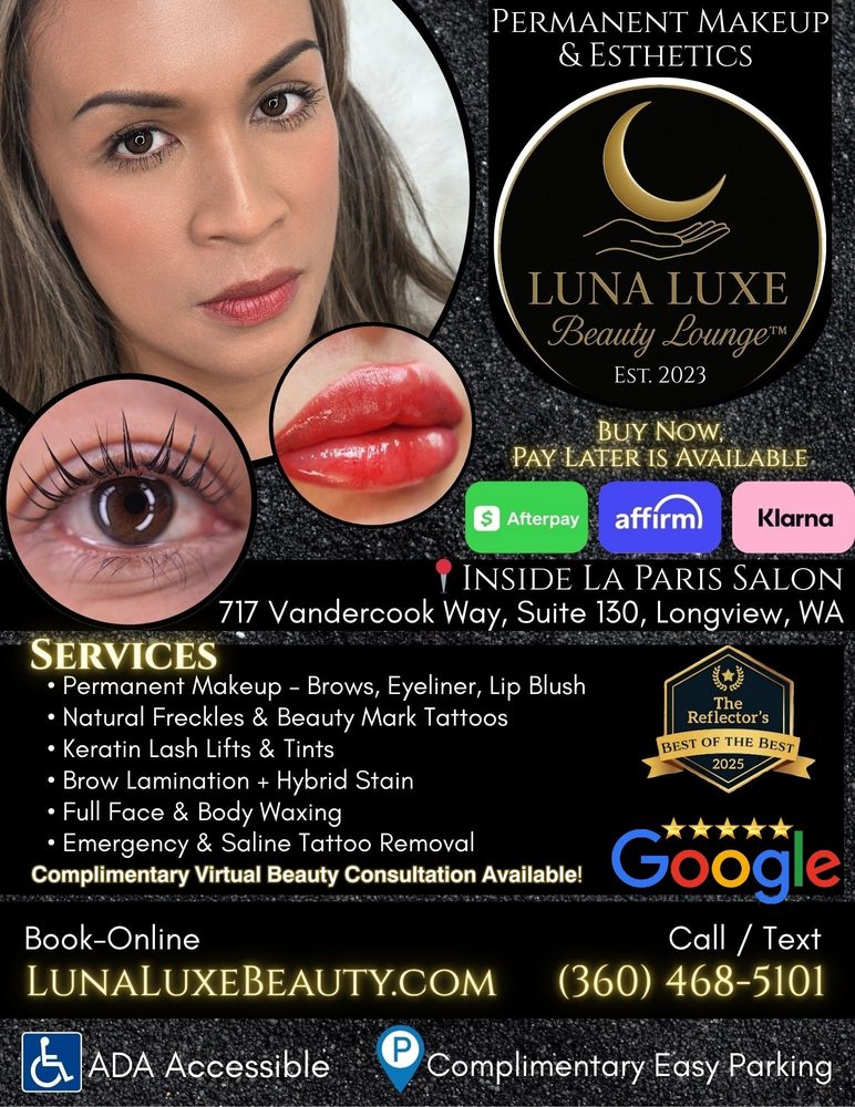 Luna Luxe Beauty Lounge Logo