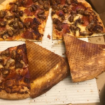 Pizza Hut - a half eaten pizza in a pizza box - Pizza Near Me - Laveen, Arizona