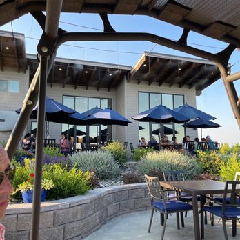Lone Point Cellars - The outdoor seating area with such a breathtaking view of the orchards and river. - Venues & Event Spaces Near Me - Brewster, Washington Lone Point Cellars - The outdoor seating area with such a breathtaking view of the orchards and river. - Venues & Event Spaces Near Me - Brewster, Washington