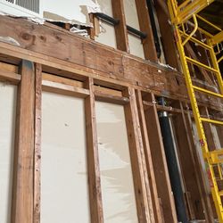 Blue Dolphin Restoration - More drywalls removed...